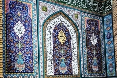 کاشی محراب مسجد تهران 