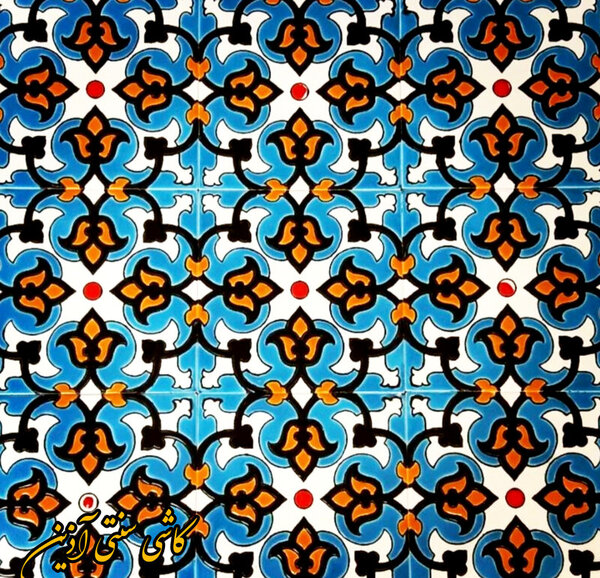 کاشی سنتی هفت رنگ 20/20 فیروزه ای
