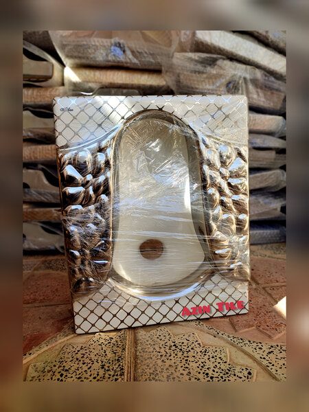 سنگ توالت سفیدطوسی ایرانی طرح لوزی