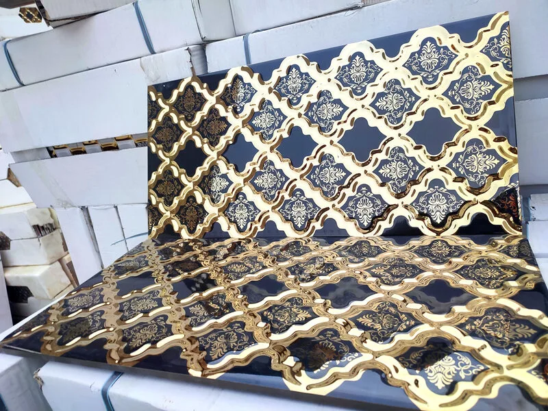 تک گل بین کابینتی مشکی کوتینگی مدل السانا