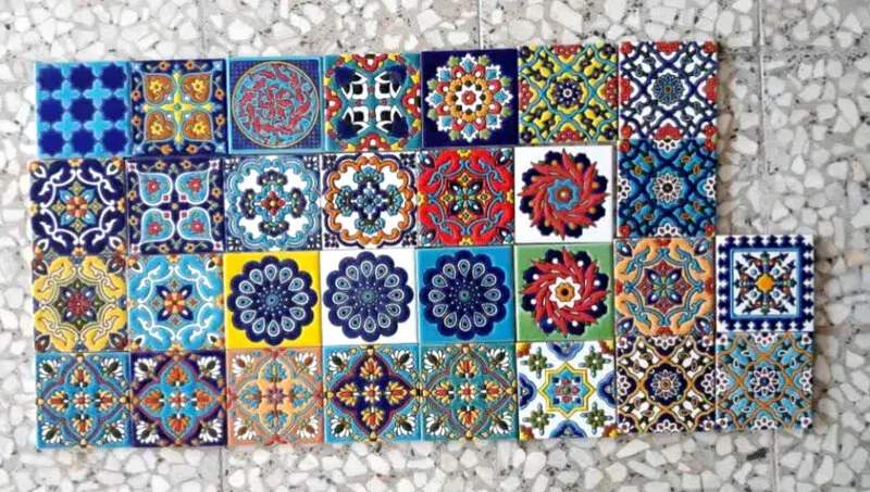 کاشی سنتی هفت رنگ 