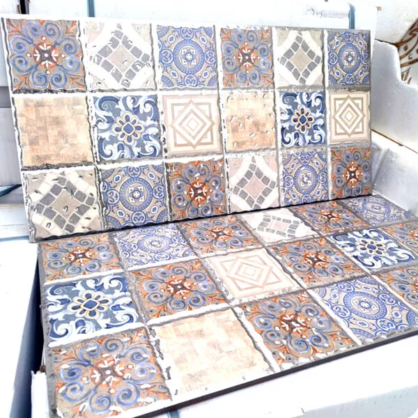 کاشی بین کابینتی طرح سنتی سایز 60*30