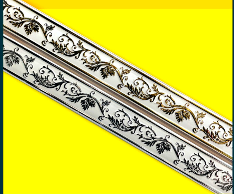 قرنیز لوکس طلایی کوتینگی سایز 100*10 در طرح مختلف