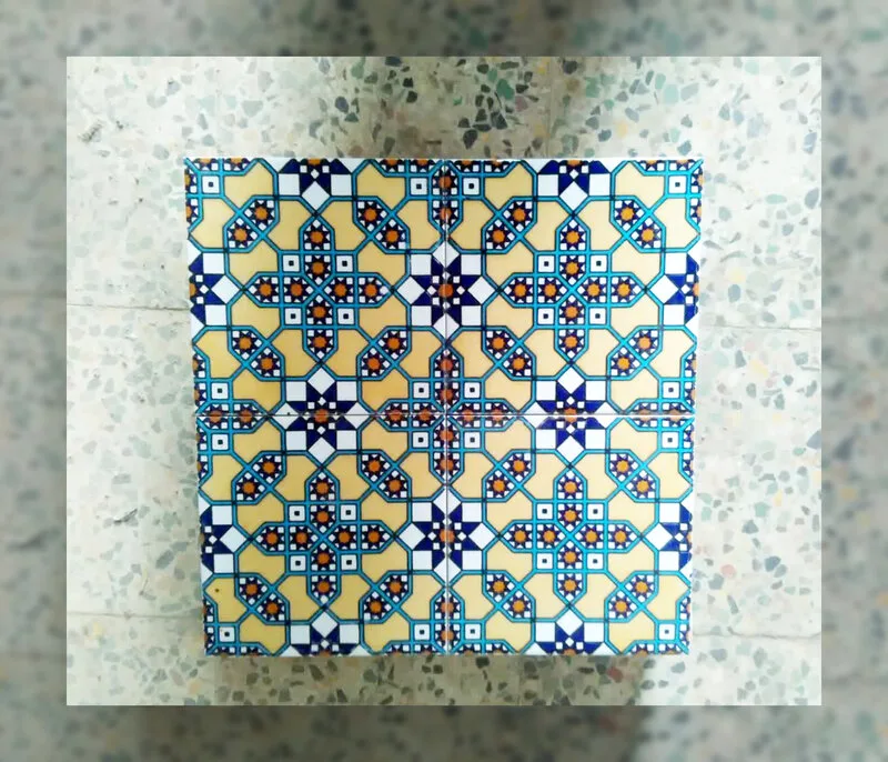 انواع کاشی سنتی گره و هفت رنگ