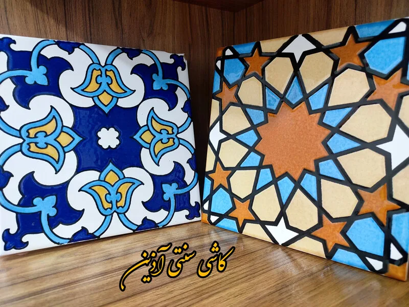 کاشی سنتی مسجدی در مشهد