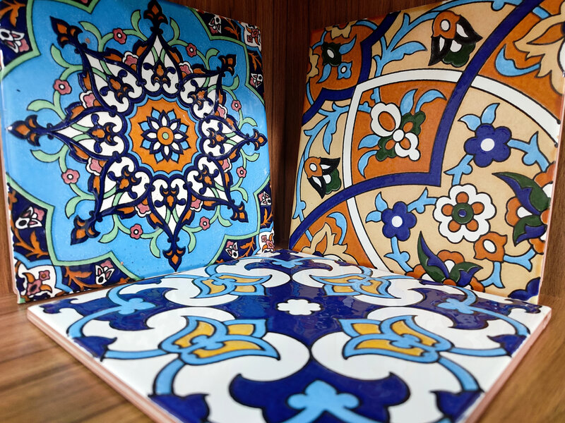 طرح های کاشی سنتی اصفهان 