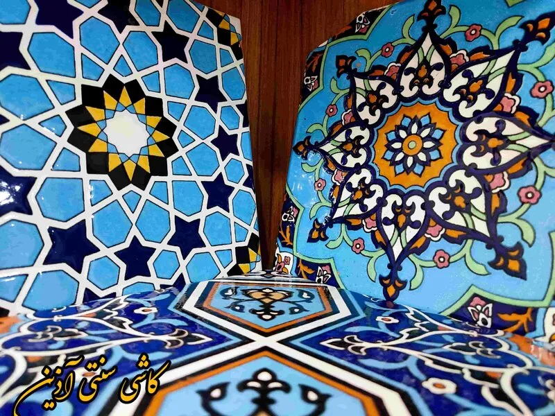 کاشی سنتی مذهبی هفت رنگ مسجد
