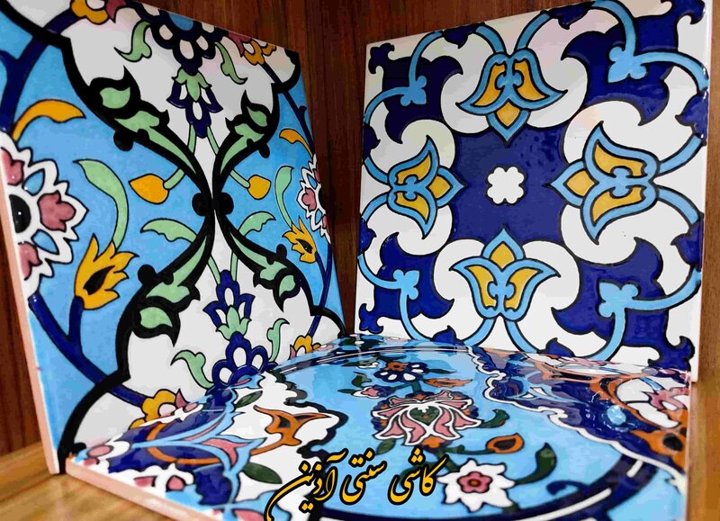 کاشی های سنتی هفت رنگ اصفهان 