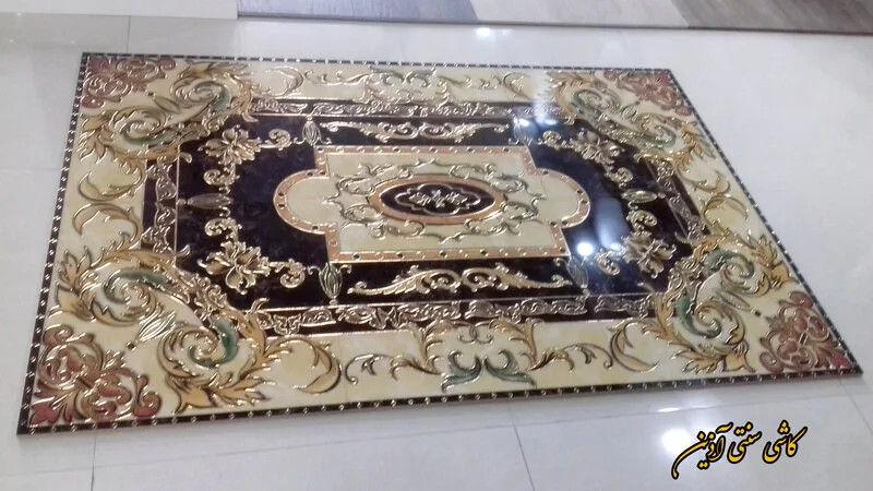 نصب سرامیک کف طرحدار سایز بزرگ
